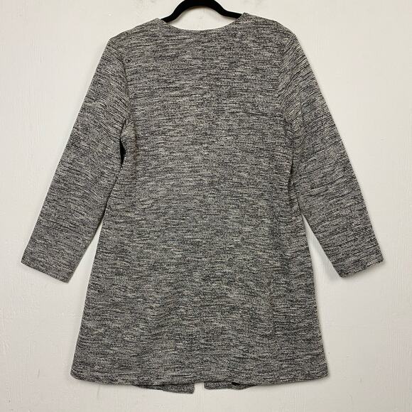 Dressbarn Gray Black One Button Dress Coat Size 1X - Picture 6 of 6